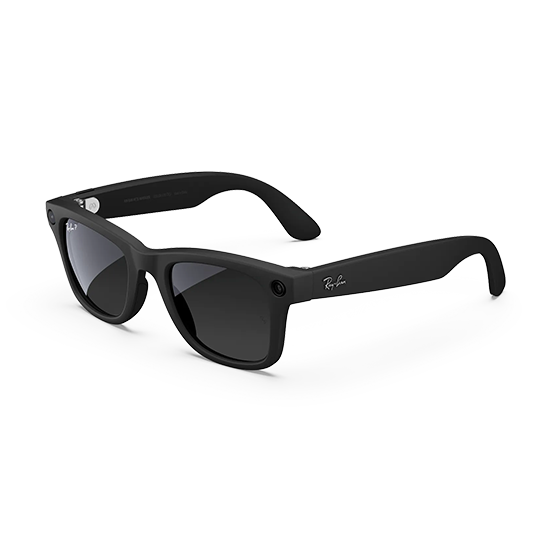 Ray-Ban Meta Wayfarer Gen1 Glasses with AI - Matte Black/Polarized Gardient Graphite