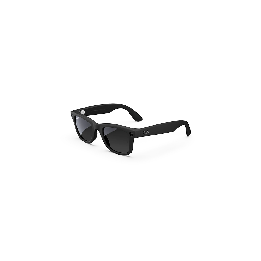 Ray-Ban Meta Wayfarer Gen1 Glasses with AI - Matte Black/Polarized Gardient Graphite