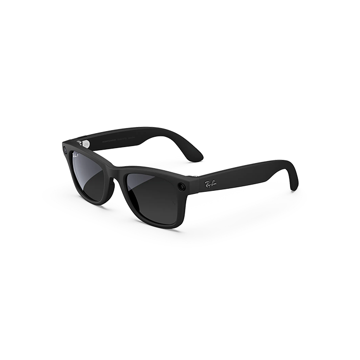 Ray-Ban Meta Wayfarer Gen1 Glasses with AI - Matte Black/Polarized Gardient Graphite