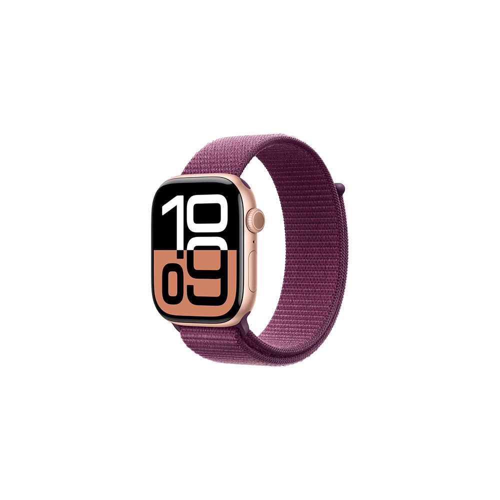 Watch Apple Watch Series 10 GPS + Cellular 46mm Rose Gold Aluminium Case with Sport Loop - Rose
