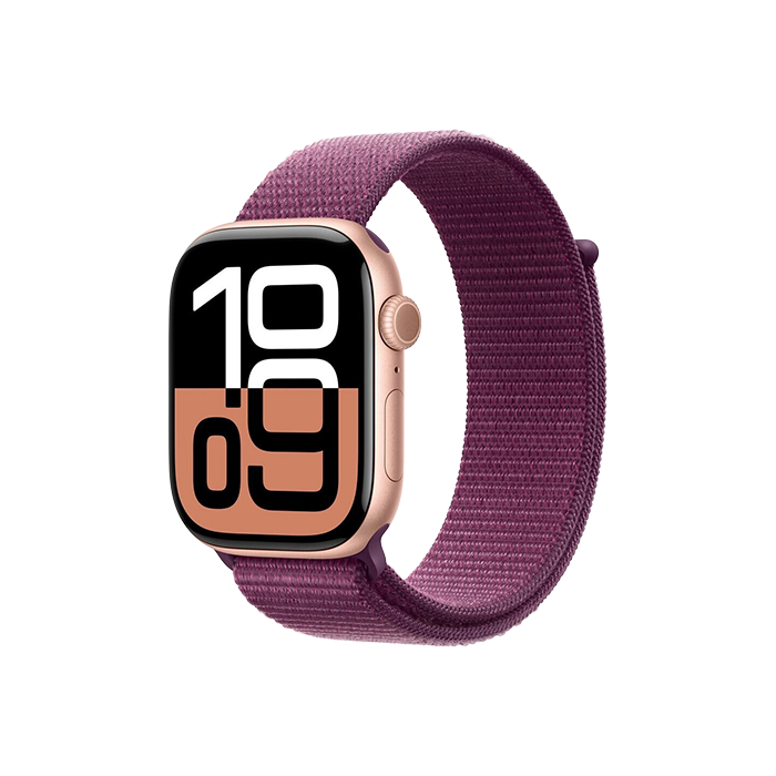 Watch Apple Watch Series 10 GPS + Cellular 46mm Rose Gold Aluminium Case with Sport Loop - Rose