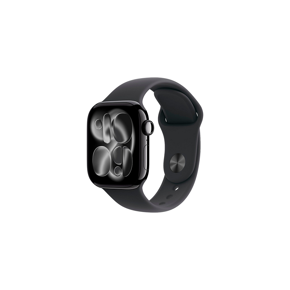 Watch Apple Watch Series 11 (2025) GPS 42mm Jet Black Aluminium Case with Sport Band S/M - Black