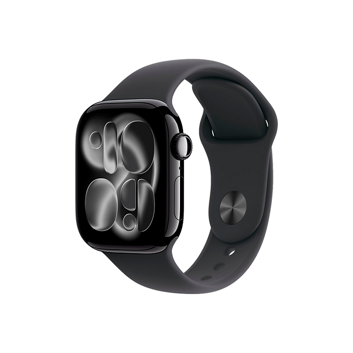 Watch Apple Watch Series 11 (2025) GPS 42mm Jet Black Aluminium Case with Sport Band S/M - Black