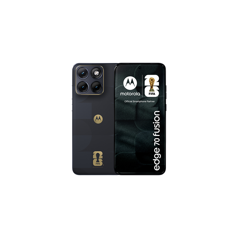 Motorola XT2605-1 Moto Edge 70 Fusion 5G 8GB RAM 256GB incl. Buds World Cup Edition - Black 
