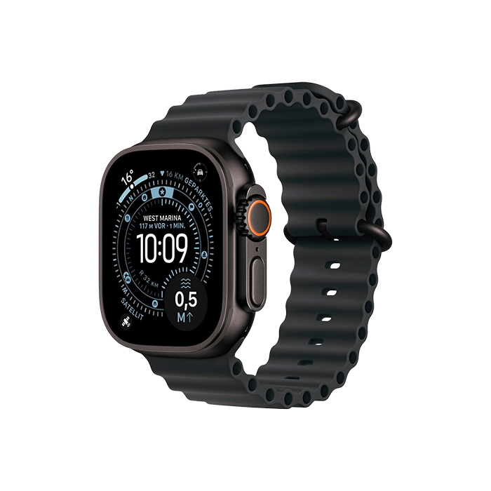Watch Apple Watch Ultra 3 (2025) 5G 49mm Black Titanium Case with Alpine Loop S - Black