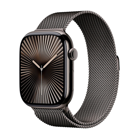 Watch Apple Watch Series 10 GPS + Cellular 46mm Slate Titanium Case with Milanese Loop M/L - Titanium