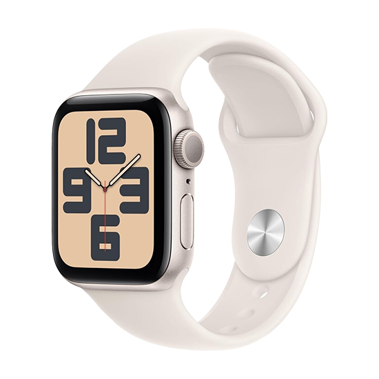Watch Apple Watch SE2 (2024) GPS 40mm Starlight Aluminium Case with Sport Band S/M - Starlight