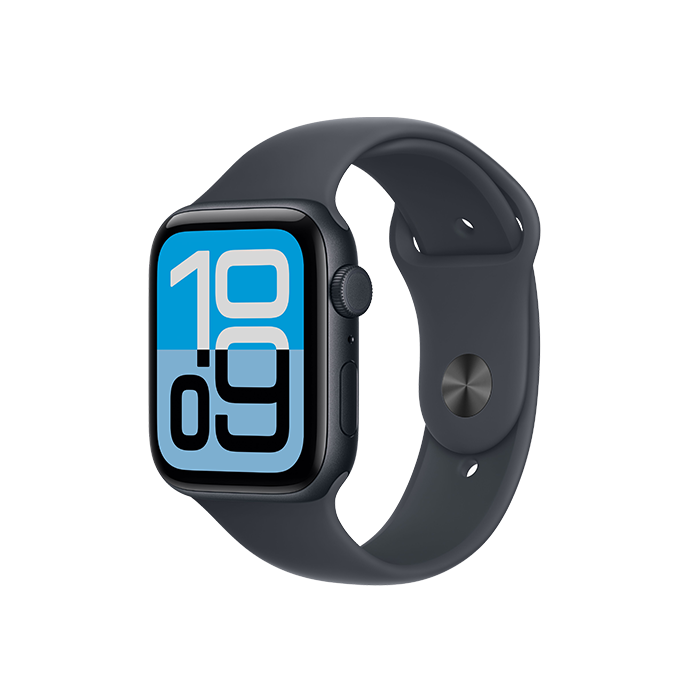 Watch Apple Watch SE 3 (2025) LTE 44mm Midnight Aluminium Case with Sport Band M/L - Midnight