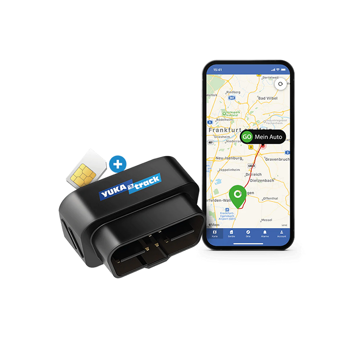 IoT YUKAtrack AIO GPS OBD2 Car Tracker with SIM + Data Flat