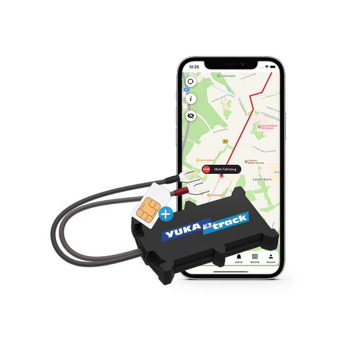 IoT YUKAtrack easyWire 2G AIO GPS Car Tracker with SIM + Data Flat