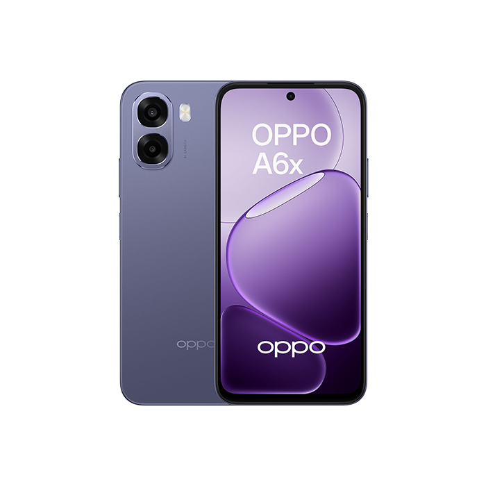Oppo A6x 4G Dual Sim 4GB RAM 128GB - Black Purple